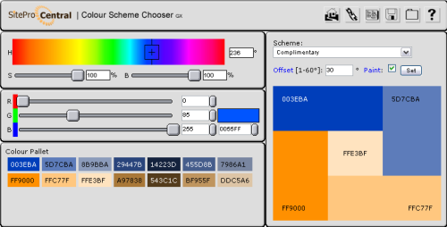 Color Scheme chooser