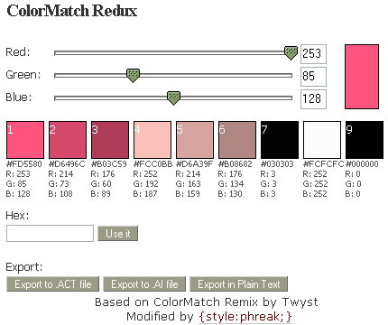 Colormatch Redux